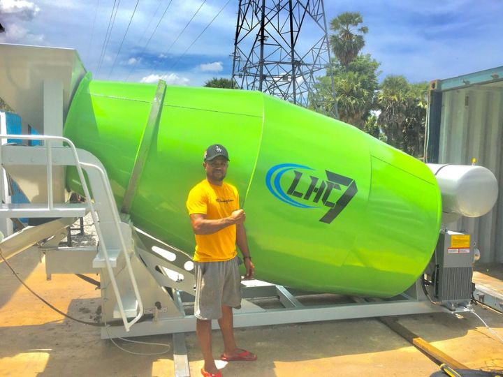 Trailer Concrete Mixer Tank