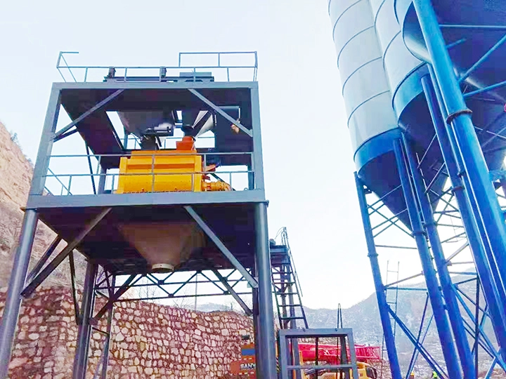 HZS90 Concrete Batching Plant