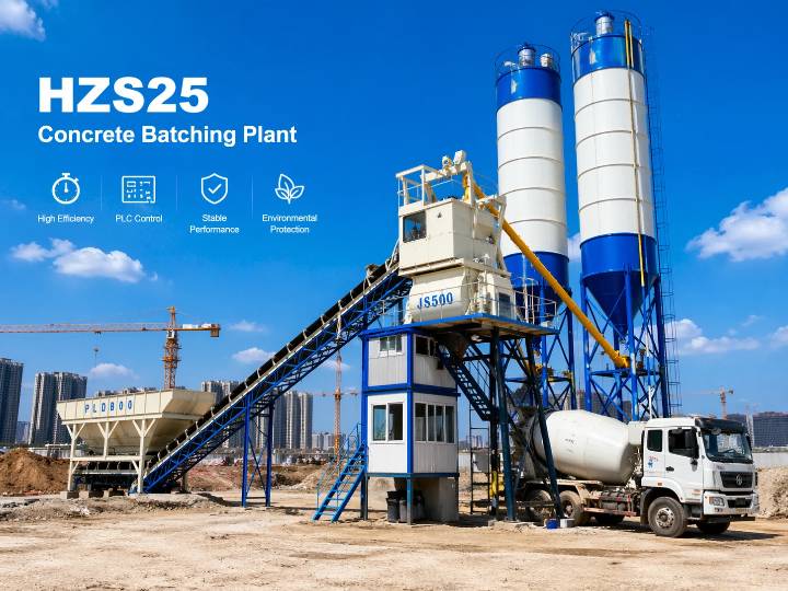 HZS25 Concrete Batching Plant