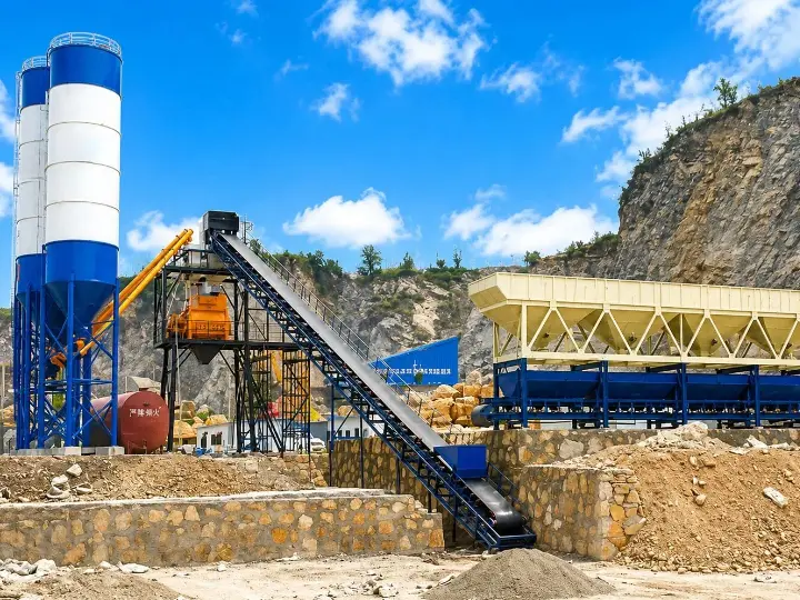 Stationary Concrete Batching Plant