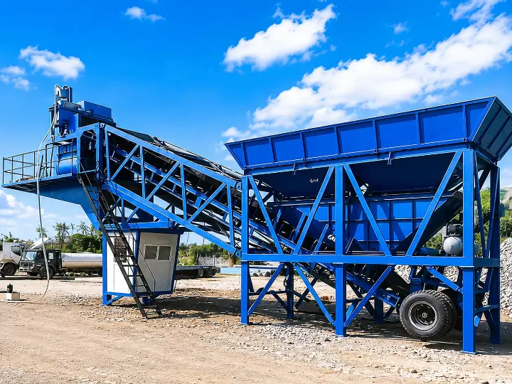 Mobile Concrete Batching Plant