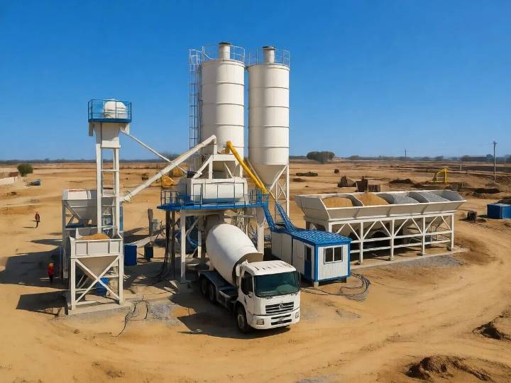 Automatic Concrete Batching Plant