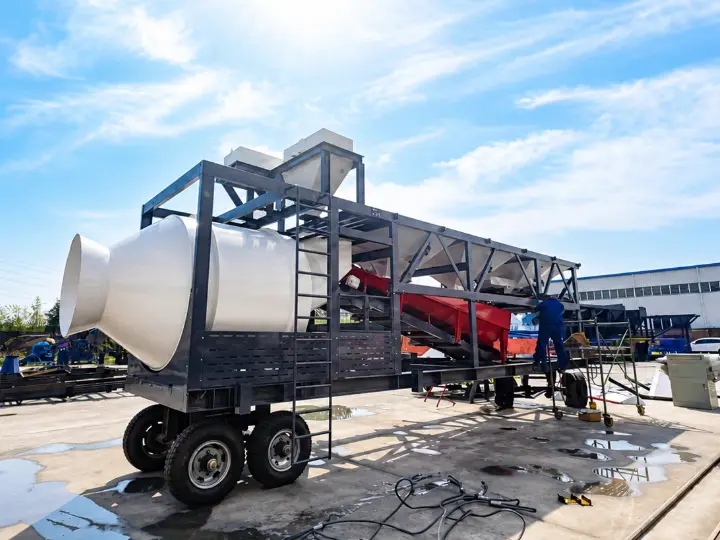 YHZM50 Portable Concrete Batching Plant