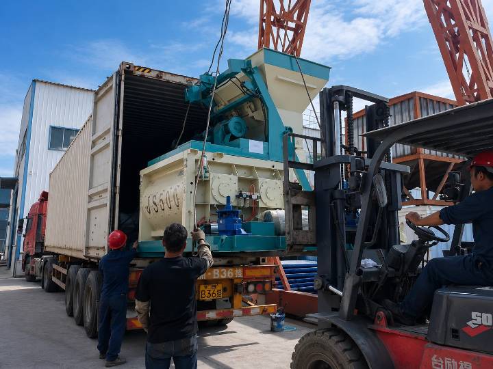 HZS25 Concrete Batching Plant Exported to Zimbabwe