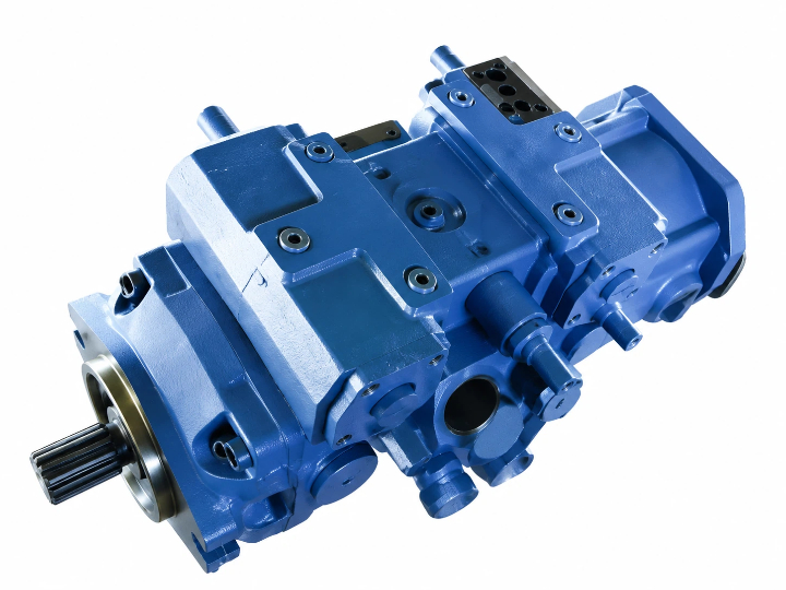 Imported hydraulic control double pump