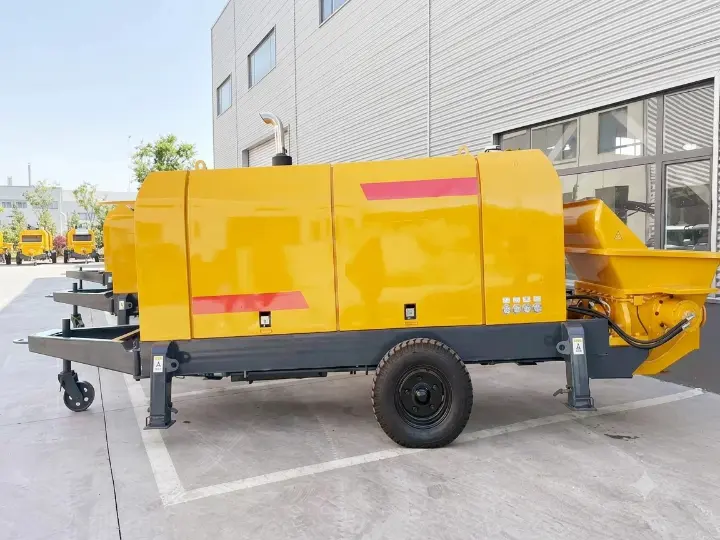 trailer concrete pump hyshanghe