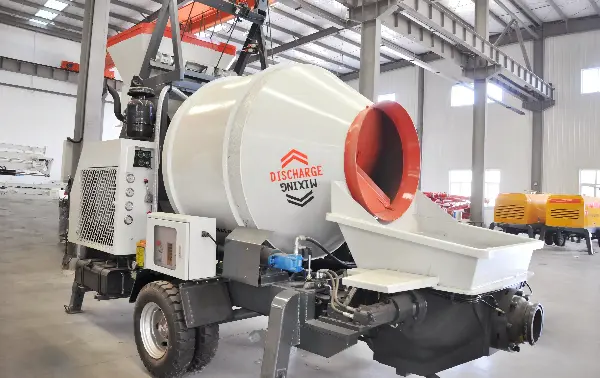 Electric Concrete Mixer and Pump