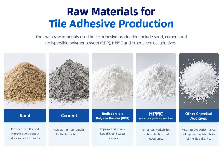 Raw Materials for Tile Adhesive Production (1)